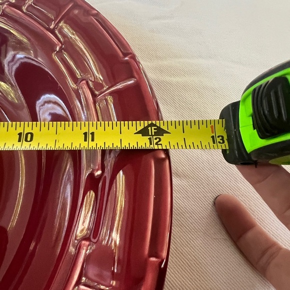 Red Longaberger 40oz Pasta Bowl - Picture 2 of 12